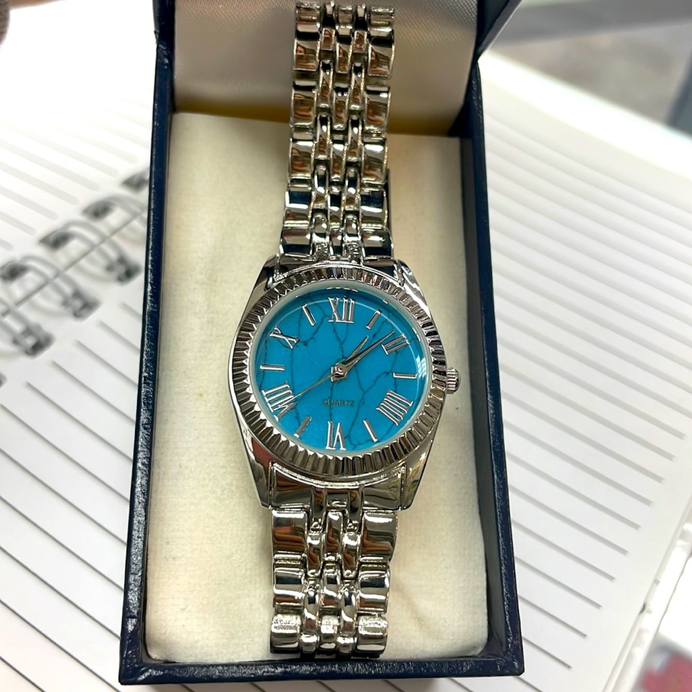 Beautiful stainless steel silver watch